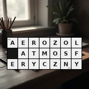 Hasło krzyżówkowe ciekłe krople lub stałe cząstki pochodzenia naturalnego bądź powstałe w wyniku działalności człowieka stanowiące zanieczyszczenie atmosfery - aerozol atmosferyczny – rozwiązanie, synonimy, podpowiedzi i definicje krzyżówkowe